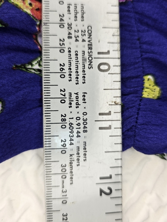 Maeve Anthropologie Maplewood Blue Floral Long Sleeve Button Front Dress XS - Picture 6 of 7